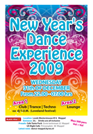 Poster New Years Dance Event