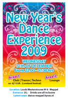 Poster New Years Dance Event