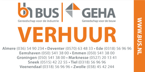 Verhuursticker 10x5cm