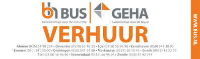 Verhuursticker 20x6cm
